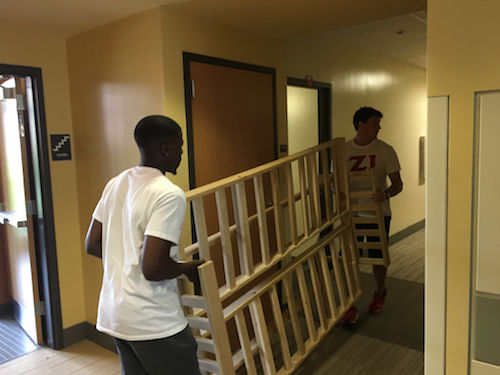 Alpha Kappa Psi move in